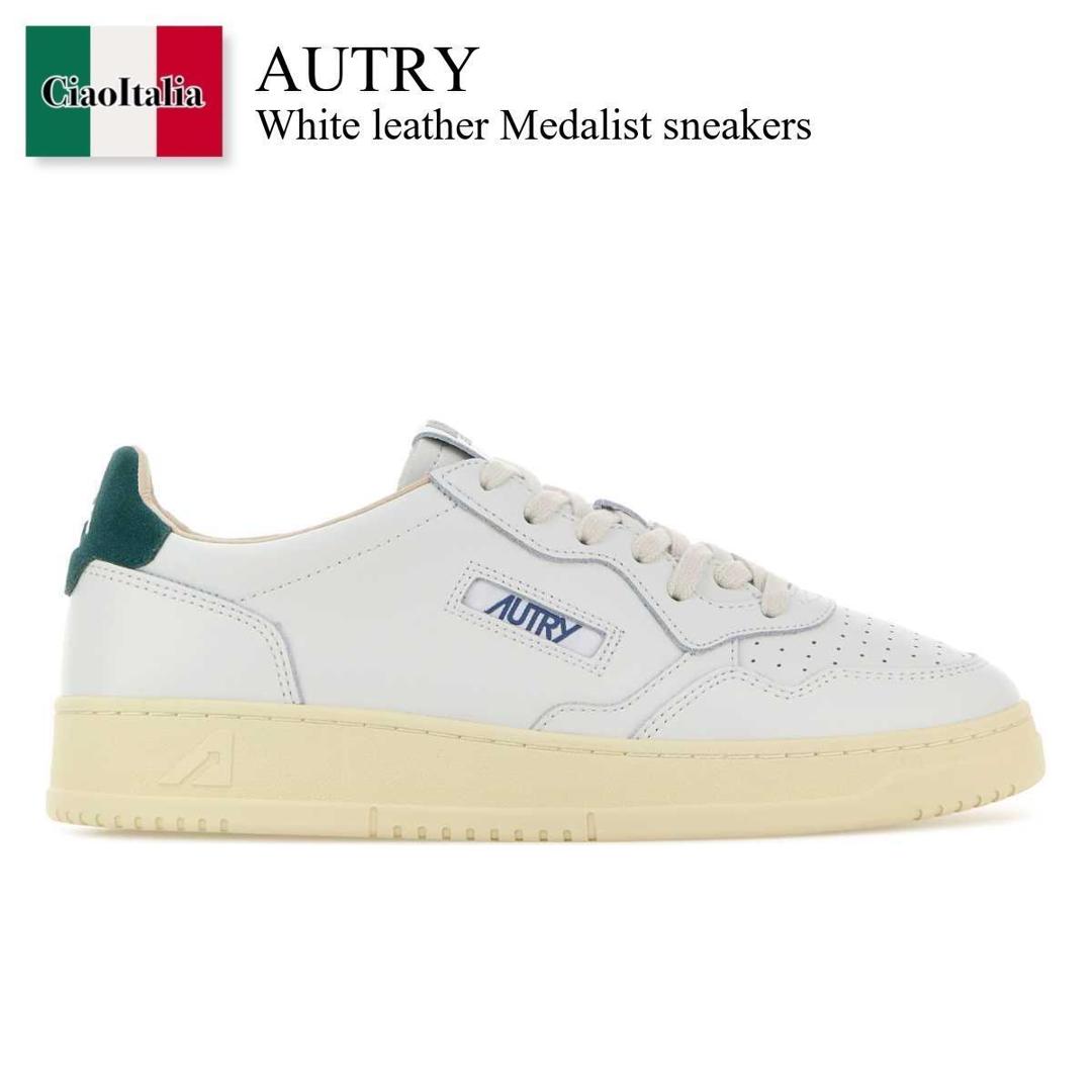 【数量限定・在庫限り・早い者勝ち！】 オートリー / Autry White Leather Medalist Sneakers / AULMBJ02 / AULM / AULM BJ02 / スニーカー｜Ciao Italia
