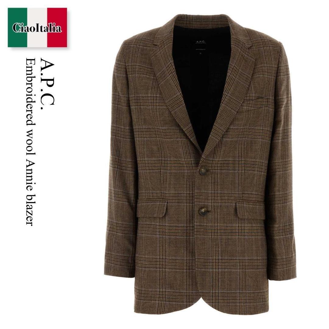 【数量限定・在庫限り・早い者勝ち!】 A.P.C. / A.P.C. Embroidered Wool Annie Blazer / WVBES F03240 / WVBES F03240 CAA / WVBESF03240 / WVBESF03240 CAA / WVBESF03240CAA / ジャケット|Ciao Italia
