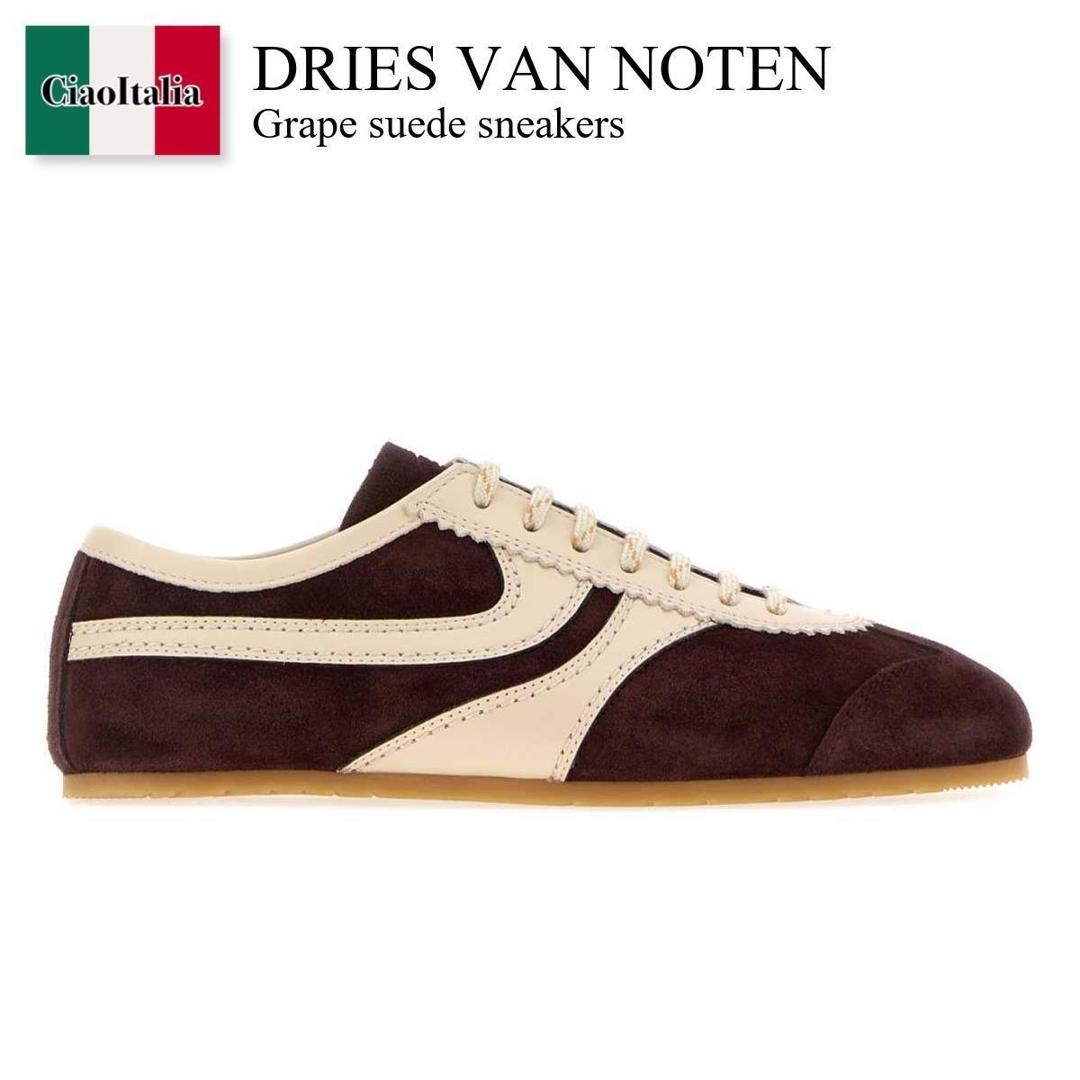 【数量限定・在庫限り・早い者勝ち！】 ドリス ヴァン ノッテン / Dries Van Noten Grape Suede Sneakers / 2621317000132 / 2621317000132 402 / 2621317000132402 / スニーカー｜Ciao Italia