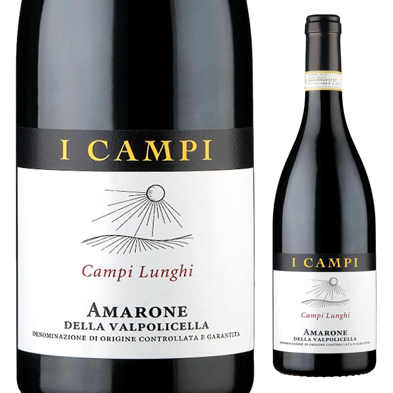 イ・カンピ カンピ・ルンギ アマローネ 赤ワイン フルボディ 750ml DOCG イカンピ ヴェネト コルヴィーナ コルヴィノーネ ロンディネッラ クロアティーナ 陰干し ICAMPI イタリア チャオセレクト|ciao.select