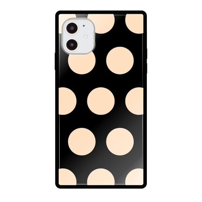 楽天市場 公式 Iphone13 ケース 13pro 13mini 13promax 12 12pro 12promax 12mini Se第2世代 11 11pro 11promax Xs Xr Xsmax 8 7 Plus スマホケース アイフォン 大人 ガラス スクエア 四角 かわいい おしゃれ 女子 人気 Ciara シアラ24mm ドット スマホケースciara