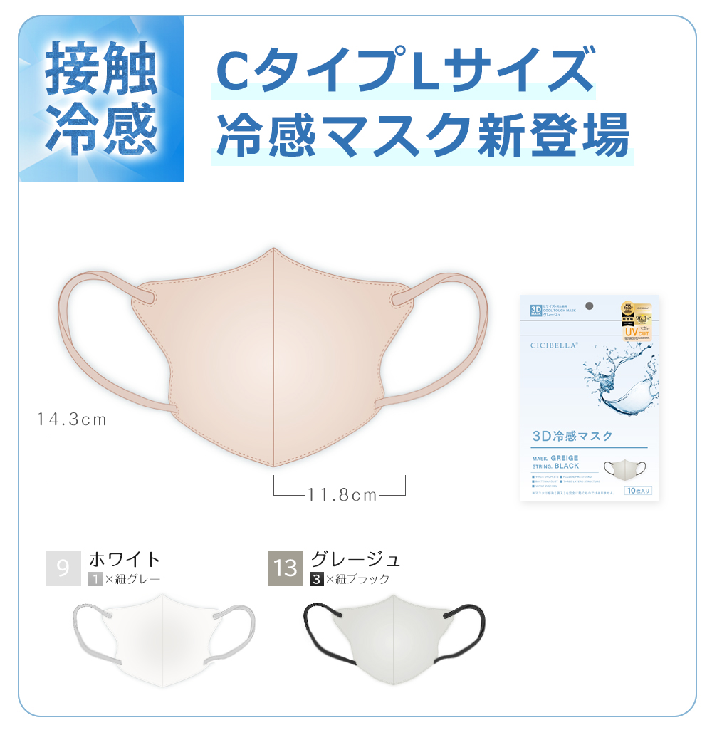本日限りSALE【クーポンで最安1点98円】10/1 23:59迄 マスク 不織布 立体 3Dマスク 立体マスク 不織布マスク バイカラーマスク 血色マスク 小顔マスク マスク カラーマスク くちばし マスク 冷感マスク 99% 20枚 10枚*2 オシャレ cicibella シシベラ 花粉 マスク