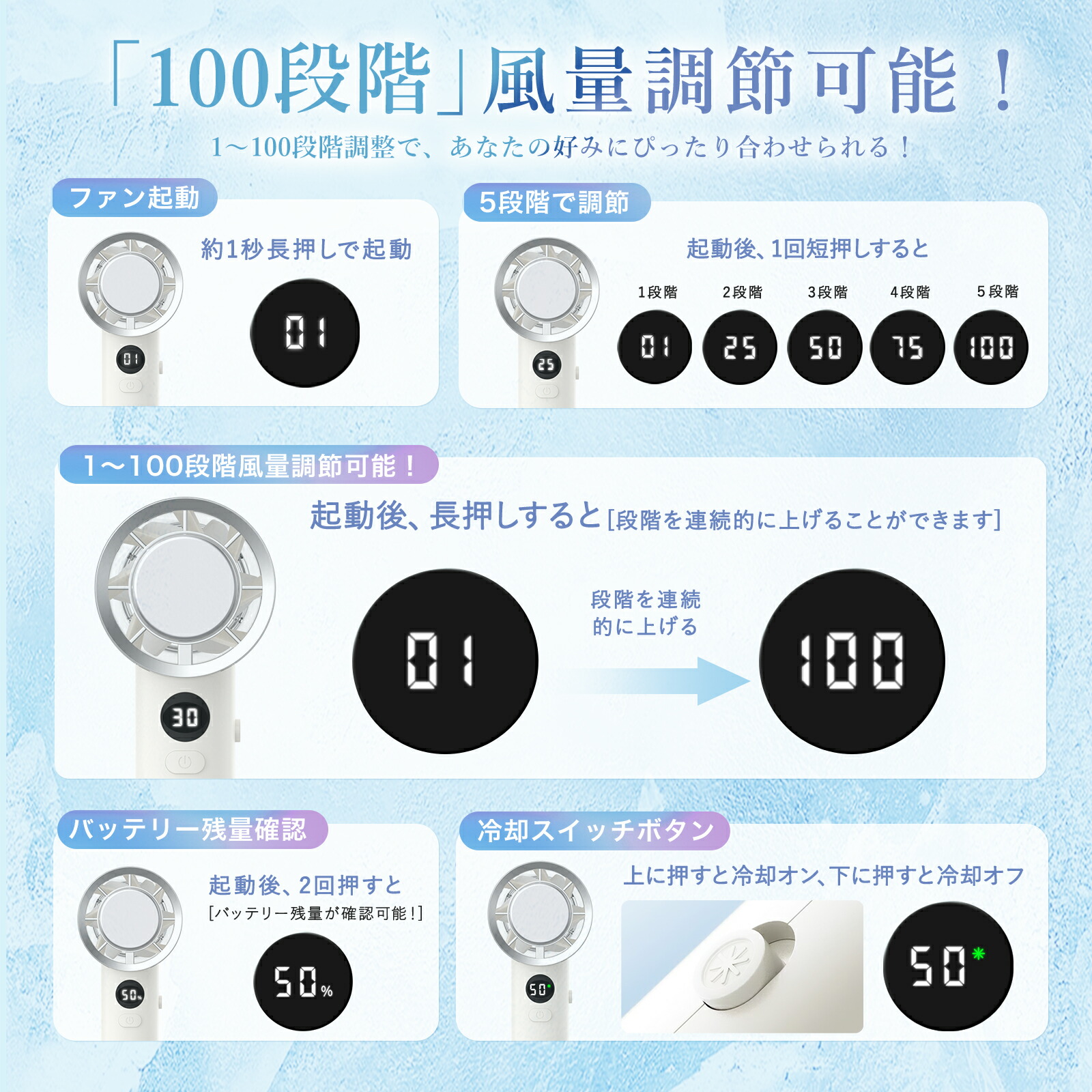 【公式】\衝撃セール1,260円!先着クーポンで/テレビ紹介☆シシベラ 冷却ハンディファン 冷却プレート 扇風機 ハンディ 小型 ハンディファン 強風 冷却 充電式 扇風機 卓上 小型扇風機 シシベラ ハンディファン 2026 扇風機 携帯扇風機 冷却モード cicibella 手持ち扇風機