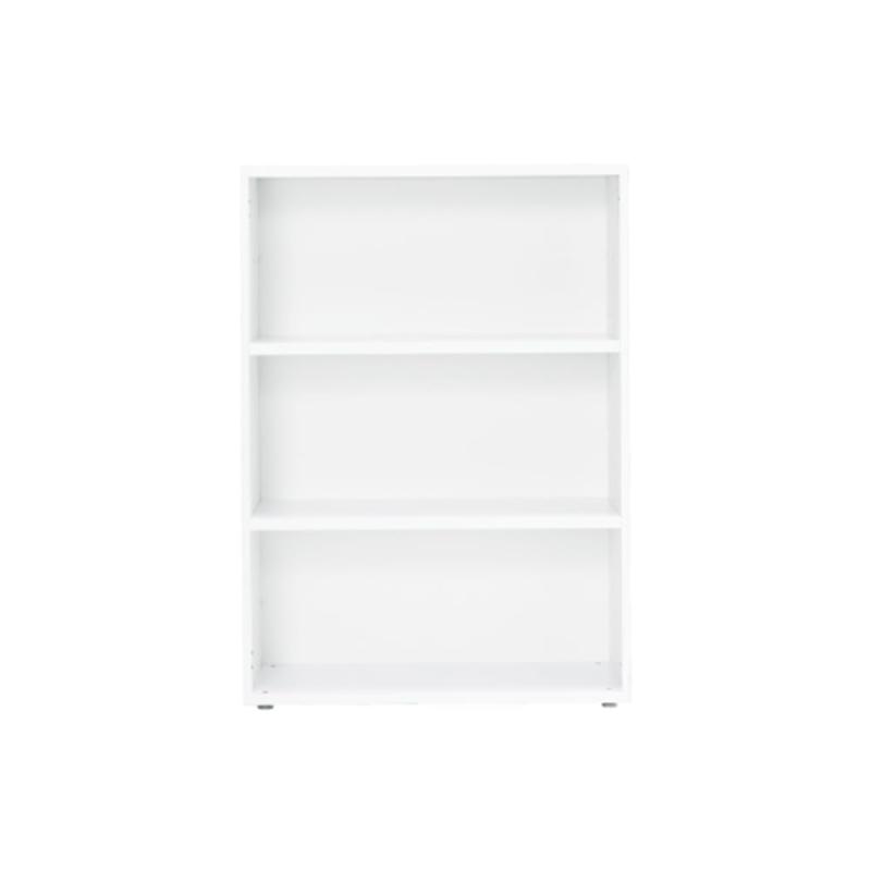プラス Garage 木製 収納庫 KK2 ストレージ 本棚 本体 3段 幅79.7 奥行39.5 高さ111.4cm 白 KK2-8011L 435901