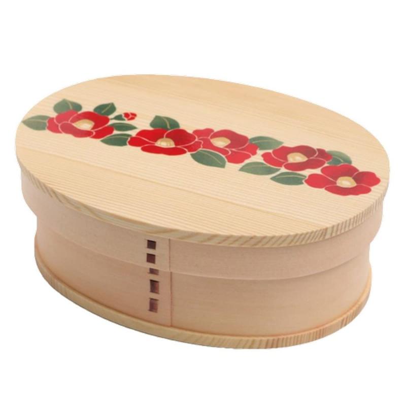 j-kitchens 調湿効果 機能付き 木製 弁当箱18cm × 13.5cm × 6.8cm 700ml ウレタン/蒔絵加工 Current model