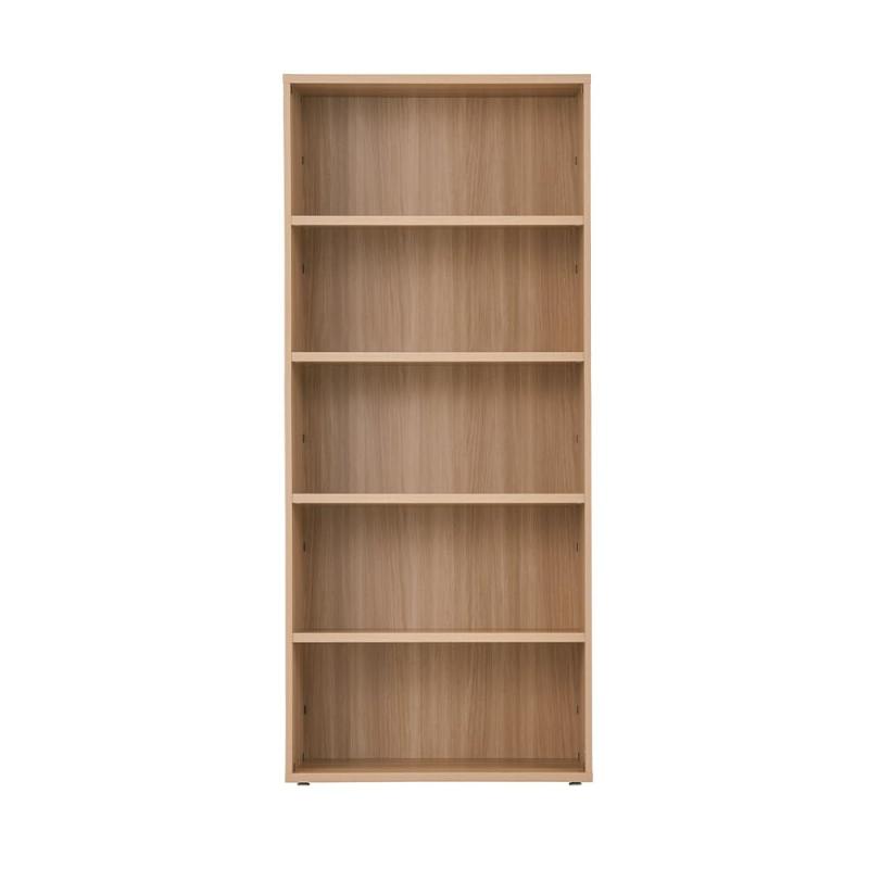 プラス Garage 木製 収納庫 KK2 ストレージ 本棚 本体 5段 幅79.7 奥行39.5 高さ185.4cm 木目 KK2-8018L 435905|ciel-sora