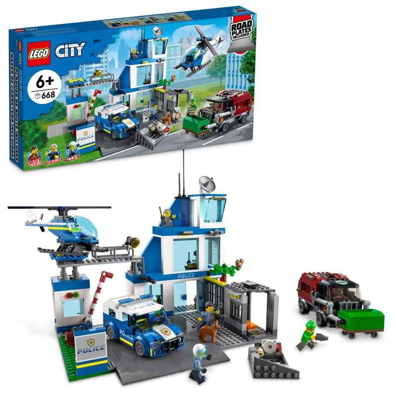 レゴ(LEGO) シティ 警察当局ステイション 60316 精神的な統合手あそび書き割り ちびっ子 お坊っちゃん お嬢さん 6歳以上 (668天下太平)