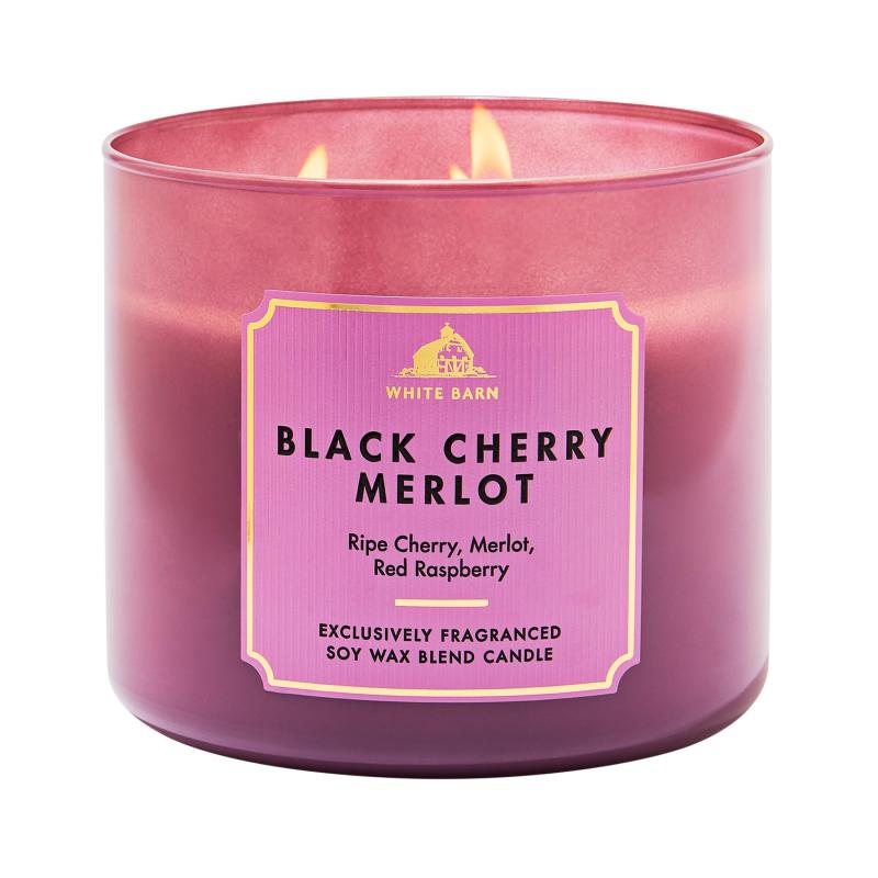 Bath and Body Works Black Cherry Merlot Scented Candle
