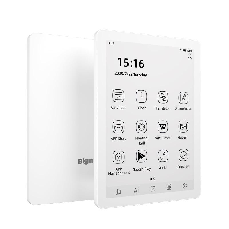 Bigme B6電子書籍リーダー、電子インクスクリーン電子書籍リーダー6インチ電子リーダーデジタル電子ペーパータブレット、4G+64 GB、アンドロイド14、ヘッドライトを調節できるアンドロイドEi｜ciel-sora