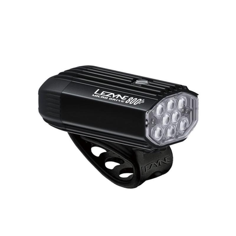 レザイン(LEZYNE) 銀輪用 向こう正面点火装置 マイクロ運転 800lm 繻子黒いこと MICRO DRIVE 800+ USB C申し受ける IPX7雨合羽