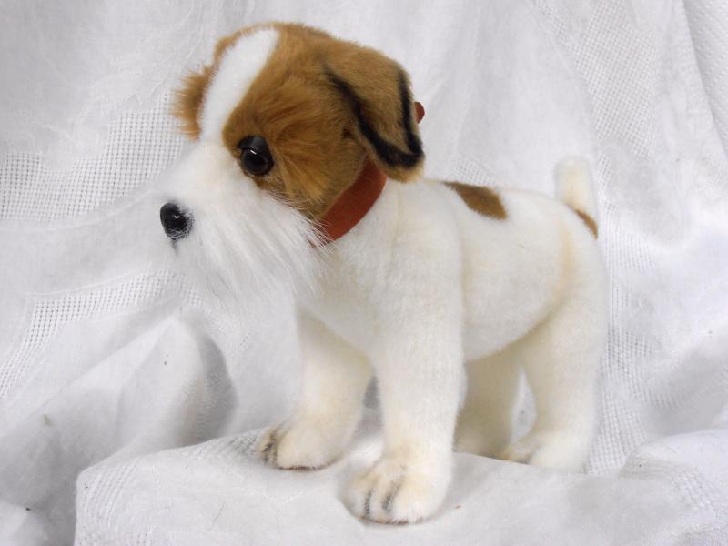 Steiff ジャックラッセル・テリア 犬のぬいぐるみ Amazon.co.jp: テディベア シュタイフ ジャックラッセルテリアのマティ