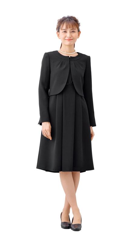[マーガレット ゴールド] m426 ブラックフォーマル レディース 喪服 合奏団 衣装 礼服 洗える 冠婚葬祭