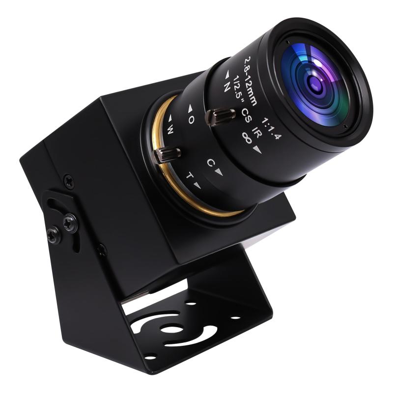 SVPRO 8MP ズームウェブカメラ ノートパソコン用 2.8-12mm レンズ マニュアルフォーカス USBカメラ PC コンピューターカメラ Windows、Linux、MacOS、Android用｜ciel-sora