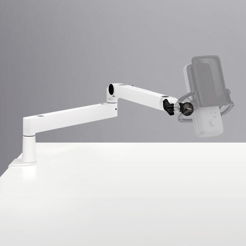 Elgato Wave Mic Arm LP White 薄型デザインマイクアーム 配信/ゲーミング/レコーディング向け クランプ式固定 モニター下部からの設置に適用｜ciel-sora