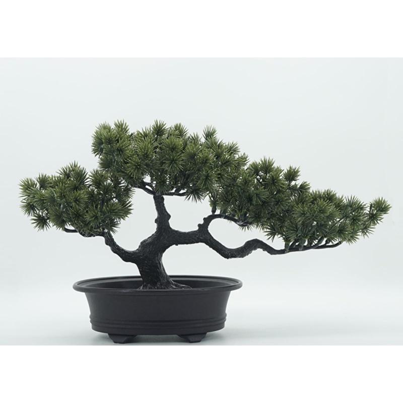 楽天市場】盆栽 ミニ盆栽 松 H170mm フェイクグリーン 観葉植物 人工