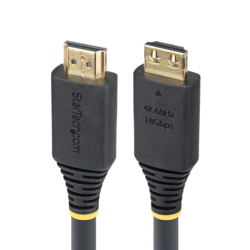 StarTech.com HDMI 2.0ケーブル／抜け防止コネクター／6m／4K60Hz／High Speed HDMI／HDR10 HDCP 2.3 ARC HDMI2-CABLE-GRIP-20F