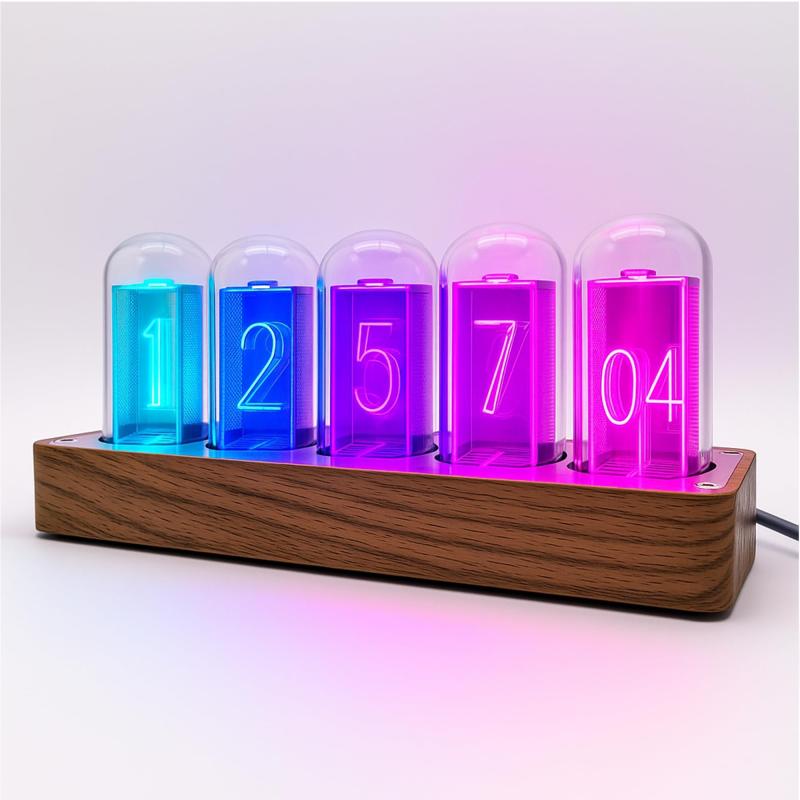 楽天市場】【メーカー直送品】ニキシー管時計 ME-2(IN-8-2)【ニキシー