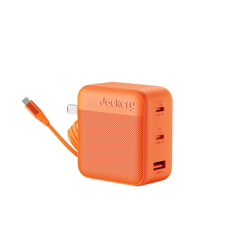 Jackery PD 申し受ける器 100W チャージャー 新生代GaN科学技術 最大限度102W Type-c Charger 手っとり早い申し受ける器 3界面 USB-C*2とUSB-A*1 iPhone16/15/14 MacBook Dell iPad Android相応う