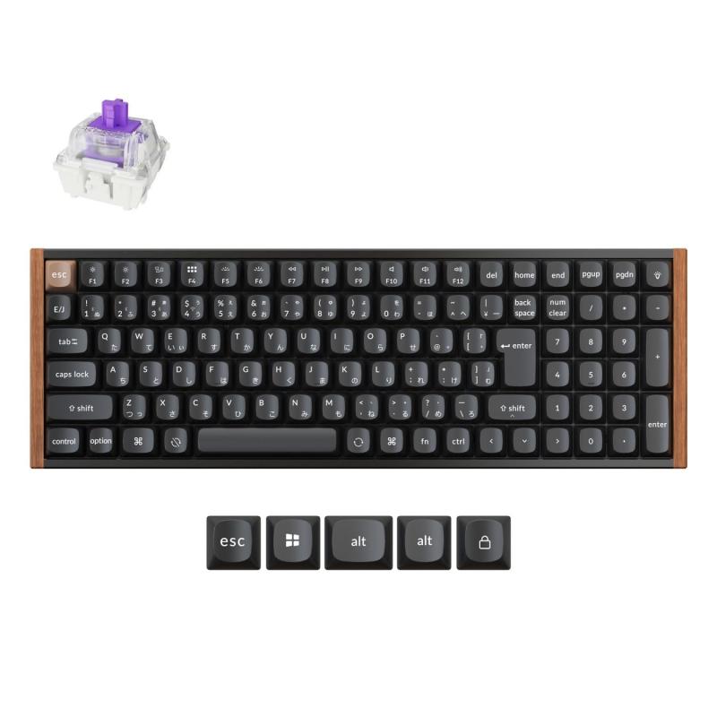 Keychron K4 HE QMK ワイヤレスゲーミングカスタムメカニカルキーボード 2.4GHz/Bluetooth/有線相応う/96%割り付ける/熱っぽい取り換える相応う/プログラマブル/RGBうしろ側ともし火/Gateron磁気取り替えっこ/Mac