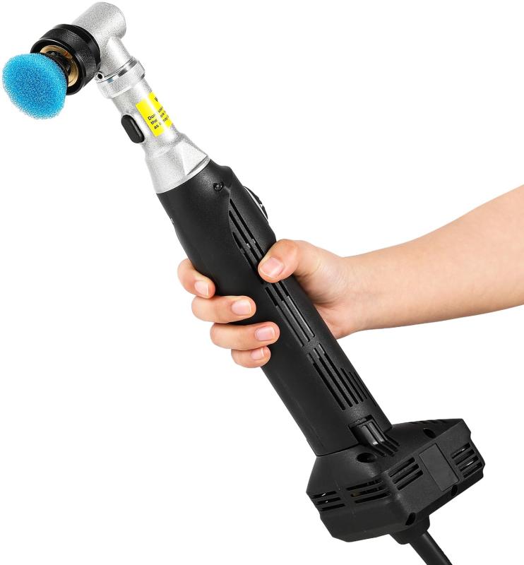 Mxmoonfree ミニポリッシャー 電動 ポリッシャー 車 110V ダブルアクションポリッシャー 30粍/50粍差しわたし 6段変速 洗車/車みがき上げる/洗い濯ぎ用