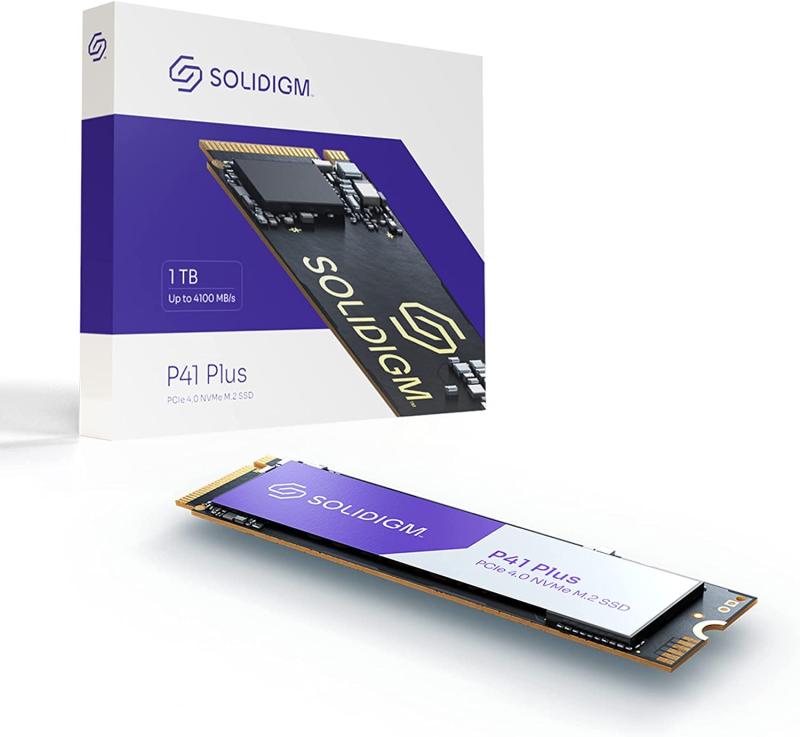 Solidigm P41 Plus続きもの PCIe GEN 4 NVMe 4.0 x4 M.2 2280 3D NAND内蔵ソリッドステート運転。
