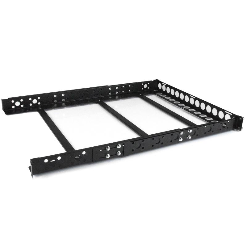 StarTech.com サーバーラック/キャビネット対応スライドレール(1U/19インチ) 奥行調整可能 UNIRAILS1U