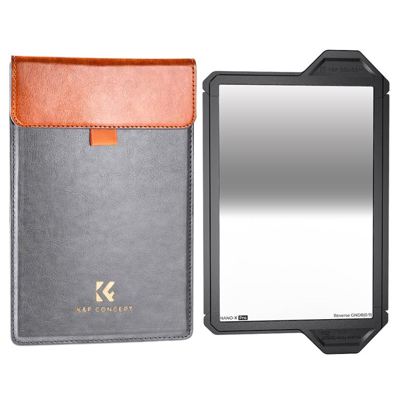 K\u0026amp;F CONCEPT 二分の一ND水漉し 角型 GND8 リバースグラデーション GND0.9 光学硝子 36層ナノ上塗り 撥水防汚キズ押しとどめる 保護すること容れもの付き添い人 落っこちる押しとどめる100*150*2粍（X-Pro取り合わせ）【製造会社直