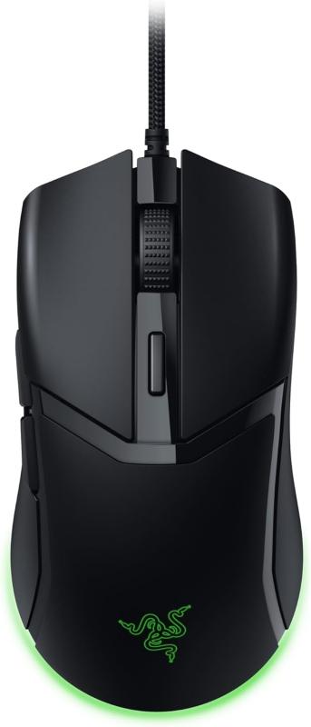 Razer レイザー Cobra ゲーミングマウス 58g 軽量 コンパクト つかみ持ち/つまみ持ちにフィット 有線 第3世代 Razer オプティカルマウススイッチ 没入感を高めるアンダーグロー Chroma ライティン