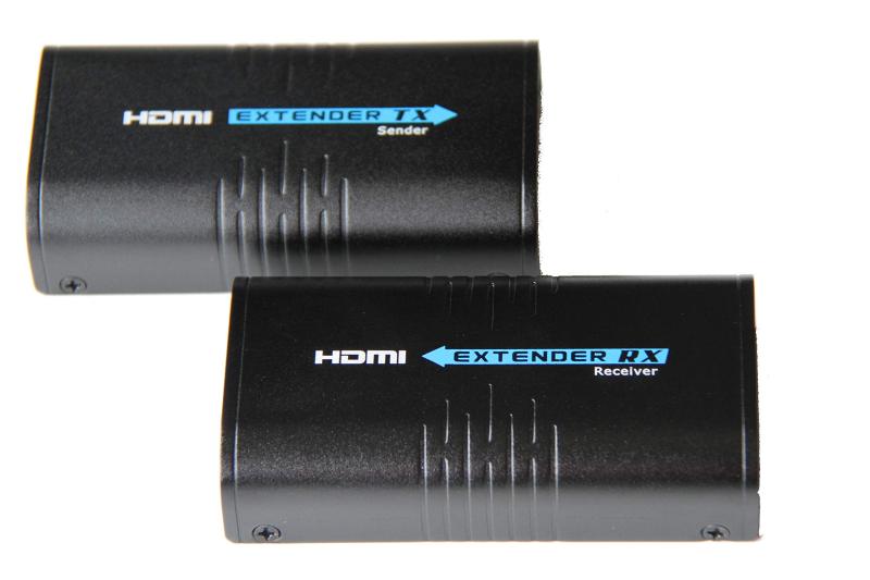 HDMI 取りひろげる器 最大限度100m ルータ当て嵌めるでマルチ画面能力のある 【EX100m-Split373】