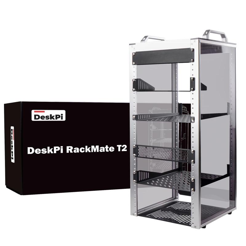 GeeekPi 12U 10インチ サーバーキャビネット｜DeskPi RackMate T2 ラックマウント・深さ10.25インチ・ネットワーク／サーバー／AV機器対応