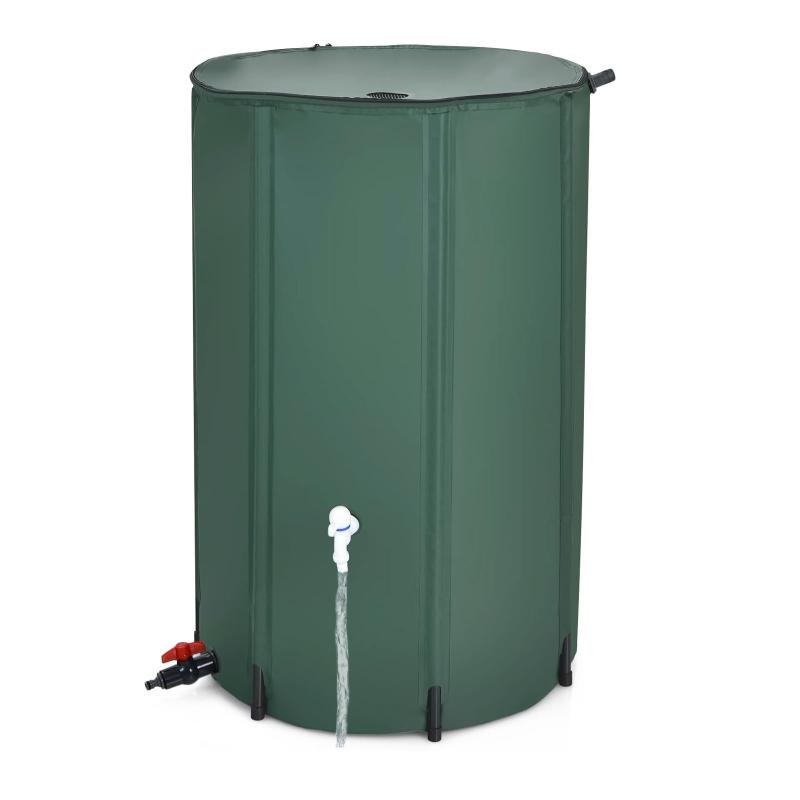 降雨貯蔵タンク 集水器 貯水貯蔵タンク 100/200/380/500L 室外折りたたみ式携帯型 お水井戸釣瓶 防災 身寄り用 室外用 園芸草木灌漑可能 雨を貯めて節水 取り置く貯蔵タンク 飾り気の無い据え付ける 降雨を貯めて節水可