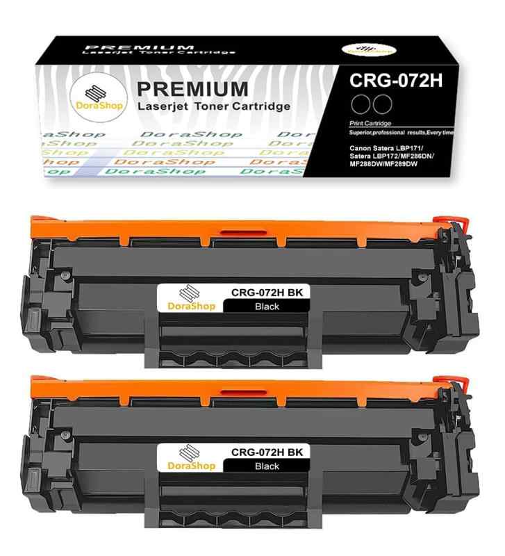 Canon 加農砲用 CRG-072H （残量書きあらわす相応う 集積回路心付け後ばらい) 黒いこと2本書き割り 「大静電容量」 刷り上げる枚数：黒いこと：約4100枚ぐらい 取り替えっこトナーカートリッジ 相応う機種：Satera LBP171