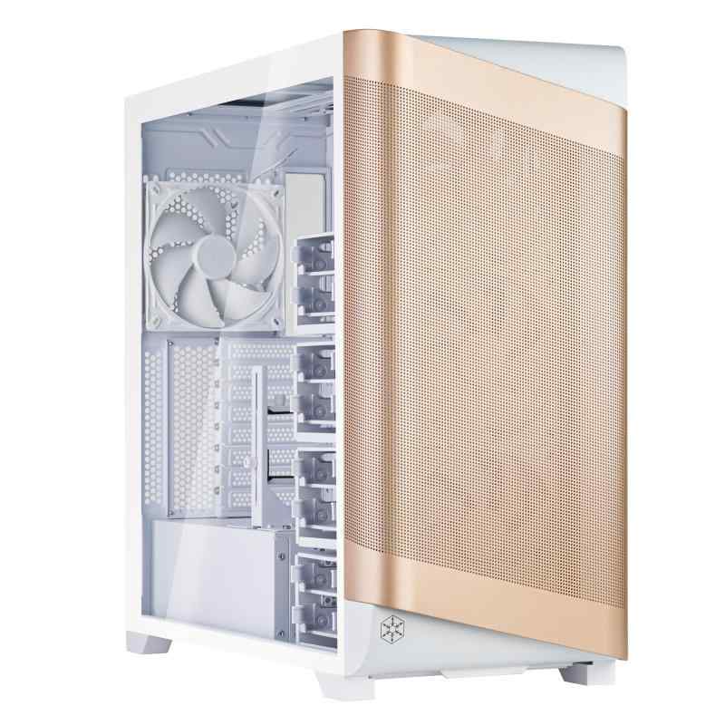 SilverStone SETA A2 ミッドタワーケース ゴールド SST-SEA2Y-GWG｜ciel-sora