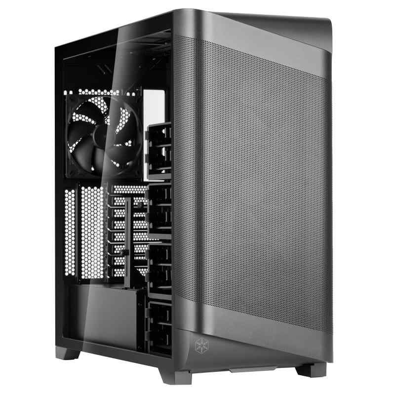 SilverStone SETA A2 ミッドタワーケース ブラック SST-SEA2Y-BG