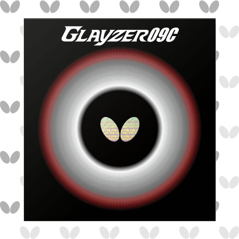 バタフライ(Butterfly) 卓球 日本製 ラバー グレイザー09C 裏ソフト 粘着性ハイテンション 06110