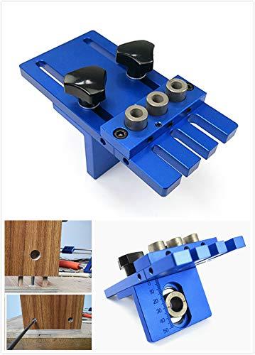 CarAngels 多機能ドリルガイド 板接ぎダボ &amp; ミニフィックス15径用穴あけ治具 ドリルロケータ 板 家具 組み立て 木工ツール【日本語取扱説明書付き】｜ciel-sora