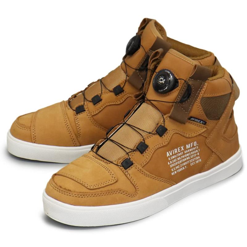[アビレックス] AV2278 DICTATOR ディクティター バイカーシューズ BLACKxRED