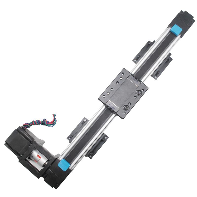 ベルト駆動 リニアガイド アクチュエータ 高速 スライドレール リニアモジュール CNC ルーター NEMA 23ステッピングモーター付き｜ciel-sora