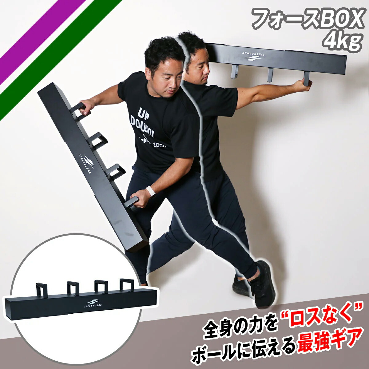 FFB-4KG フォースBOX  体制の力を天使の都市なくどんぶり鉢に伝える最強歯車 体幹 体制連絡 打棒 律動的な調子速まる 据えつける 球速引き上げる 敷き地反力 筋力引き上げる