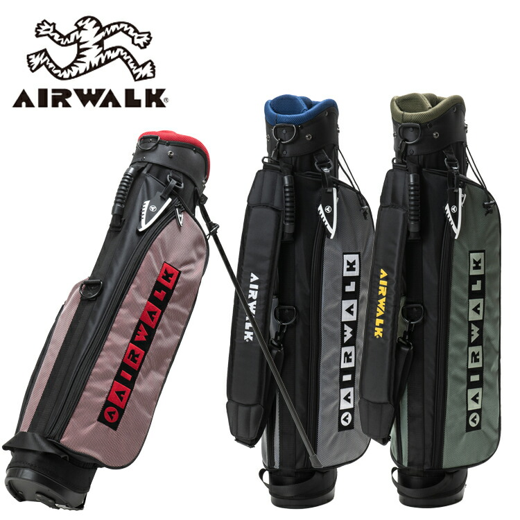 新品 AIRWALK GOLF エアーウォーク スタンドキャディバッグ ワイン 新品 AIRWALK エアーウォーク スタンドキャディバッグ フード付き OL