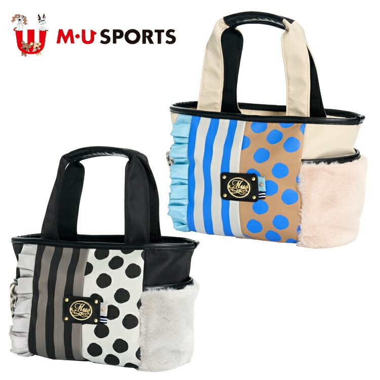 【極美品】 MU SPORTS ゴルフカートポーチ Umo＆Melu 撥水 M・U SPORTS 2024年 春夏新作 MU MUスポーツ ゴルフ 保冷機能