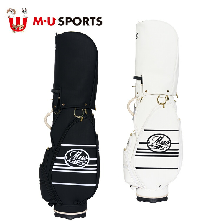 M.U SPORTS ゴルフバッグ ネイビー キャスター付き M・U SPORTS キャディバッグ｜ゴルフ用バッグ｜ゴルフ｜スポーツ