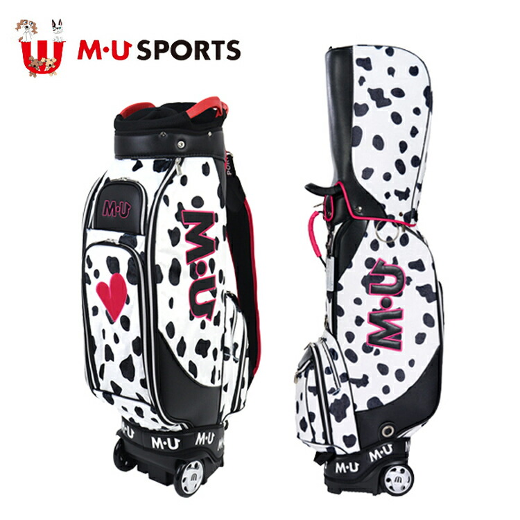 ☆可愛い M・U SPORTS☆キャスター付き MUスポーツ キャディバッグ 楽天市場】MU SPORTS MU スポーツ キャディバッグ ゴルフバッグ