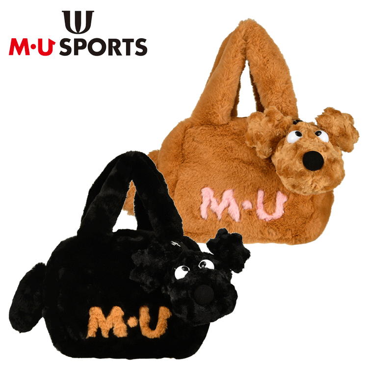 MU SPORTS　MU スポーツ モコモコファー カートポーチ 703J6016 【ゴルフバッグ 】【M・U SPORTS】【MUスポーツ】【エムユー】｜Cielblu Sports 店