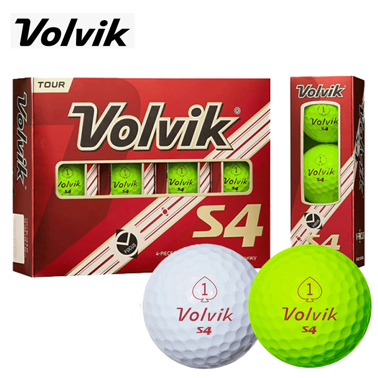 【楽天市場】Volvik S4 1ダース(12球)【VOLVIK】【ボルビック】【S4】【TOUR】【ツアーボール】【ゴルフボール ...