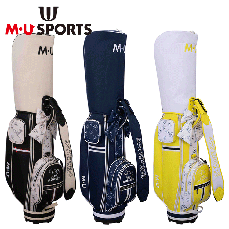楽天市場】MU SPORTS MU スポーツ キャディバッグ ゴルフバッグ