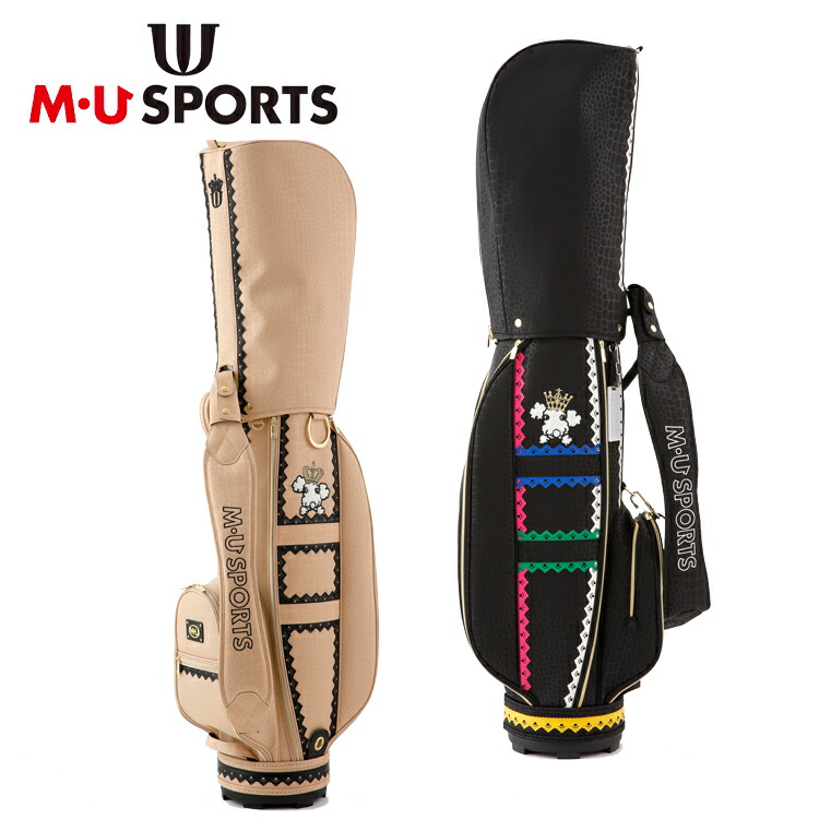 楽天市場】MU SPORTS MU スポーツ キャディバッグ ゴルフバッグ