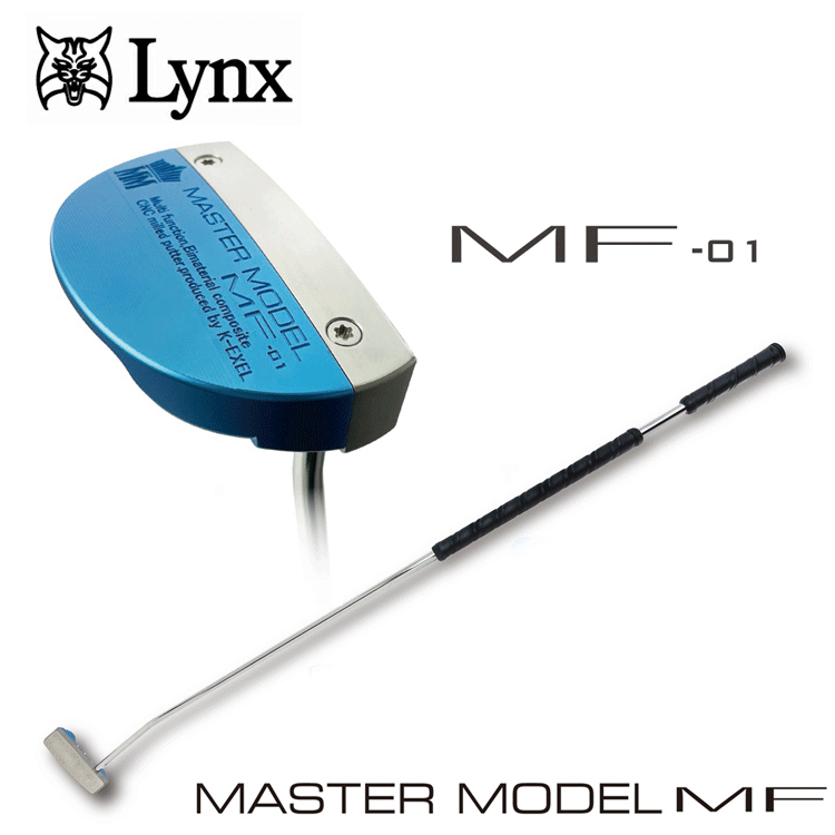 楽天市場】Lynx リンクス ゴルフ マスターモデル MF 長尺 パター MF-01