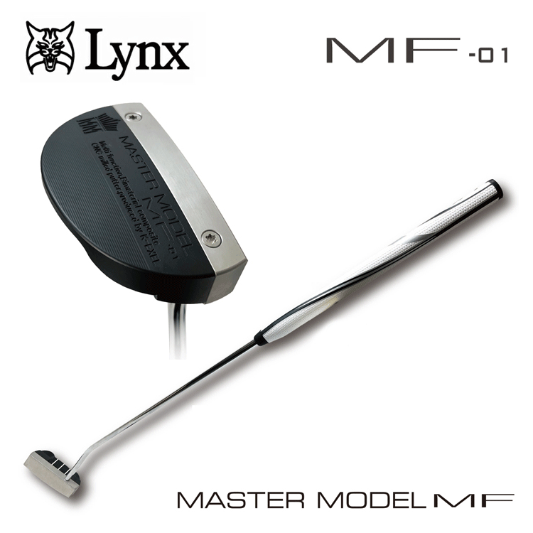 Lynx リンクス ゴルフ マスターモデル MF 中尺 パター MF-01 マレット型 36インチ LYNX MASTER MODEL MF【Ly】｜Cielblu Sports 店