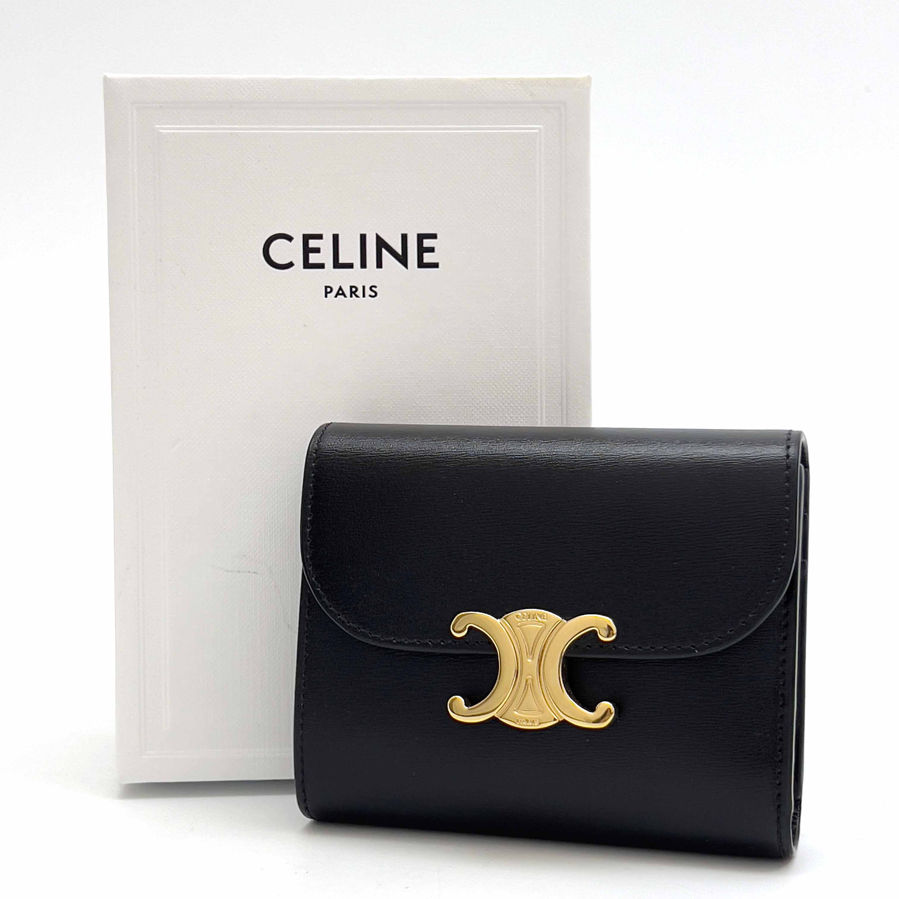 楽天市場】CELINE セリーヌ コンパクトウォレット トリオンフ 三つ折り